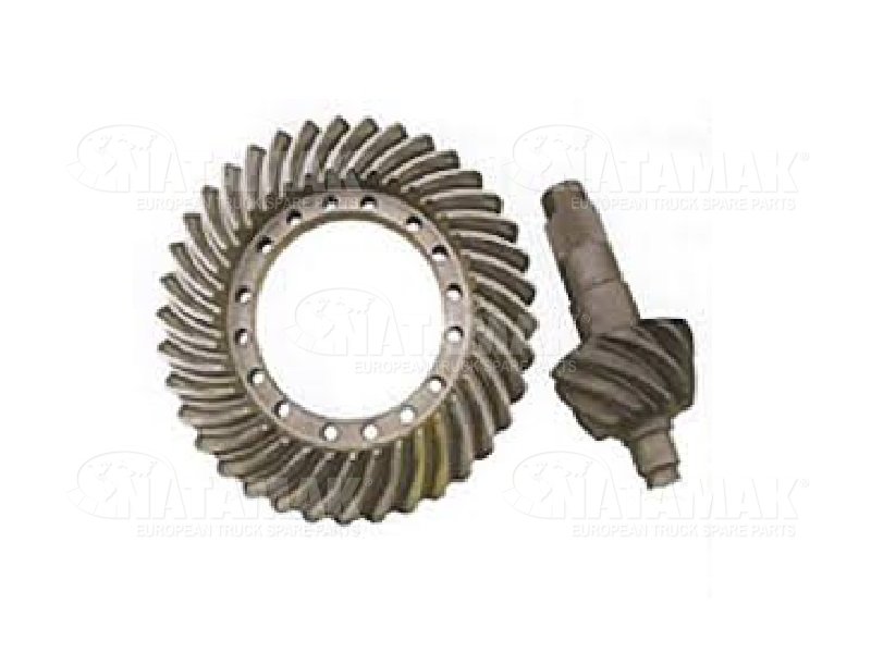 1338766, 382365, 332352, Q26 40 001 | CROWN WHEEL PINION FRONT AXLE (424.00) FOR SCANIA
