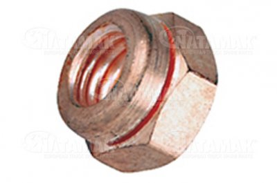 Q04 10 107 FLANGED STEED NUT 10 MM FOR MERCEDES